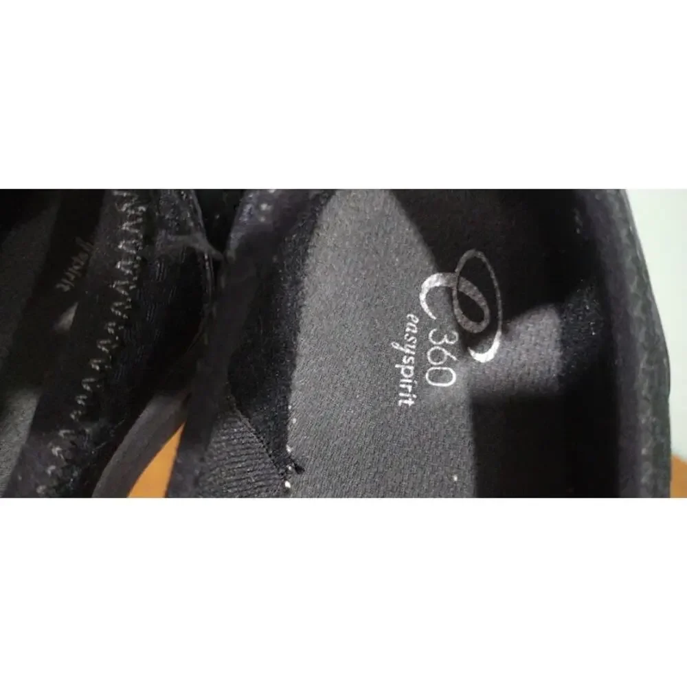Easy Spirit e360 Step In Comfort Shoes, Black,‎ Sz 6.5